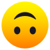 Emoji: upside-down face