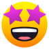 Emoji: star-struck