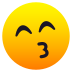 Emoji: kissing face with smiling eyes