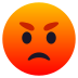 Emoji: pouting face