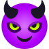 Emoji: smiling face with horns