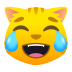 Emoji: cat with tears of joy