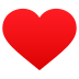 Emoji: red heart