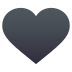 Emoji: black heart