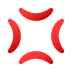 Emoji: anger symbol