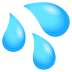 Emoji: sweat droplets