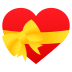 Emoji: heart with ribbon