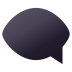 Emoji: left speech bubble