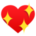 Emoji: sparkling heart
