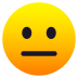 Emoji: neutral face