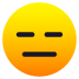 Emoji: expressionless face