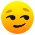 Emoji: smirking face
