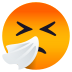 Emoji: sneezing face