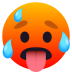 Emoji: hot face