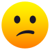Emoji: confused face