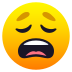 Emoji: weary face
