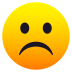 Emoji: frowning face