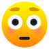 Emoji: flushed face