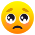 Emoji: pleading face
