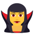 Emoji: woman vampire