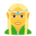 Emoji: woman elf