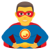 Emoji: man superhero