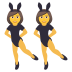 Emoji: women with bunny ears