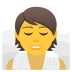 Emoji: person in steamy room