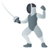 Emoji: person fencing