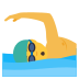 Emoji: man swimming