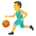 Emoji: man bouncing ball