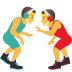 Emoji: men wrestling
