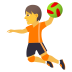 Emoji: person playing handball