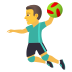 Emoji: man playing handball
