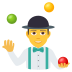 Emoji: man juggling