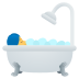 Emoji: person taking bath
