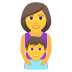 Emoji: family: woman, boy