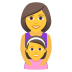 Emoji: family: woman, girl
