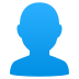 Emoji: bust in silhouette