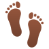 Emoji: footprints