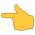 Emoji: backhand index pointing left