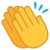 Emoji: clapping hands