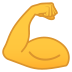 Emoji: flexed biceps