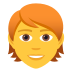 Emoji: person: red hair