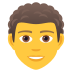 Emoji: person: curly hair