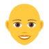Emoji: woman: bald
