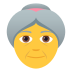 Emoji: old woman