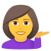 Emoji: woman tipping hand