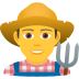 Emoji: man farmer