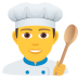 Emoji: man cook
